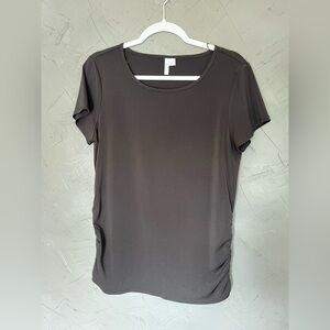 Elle Black Short Sleeve Tee